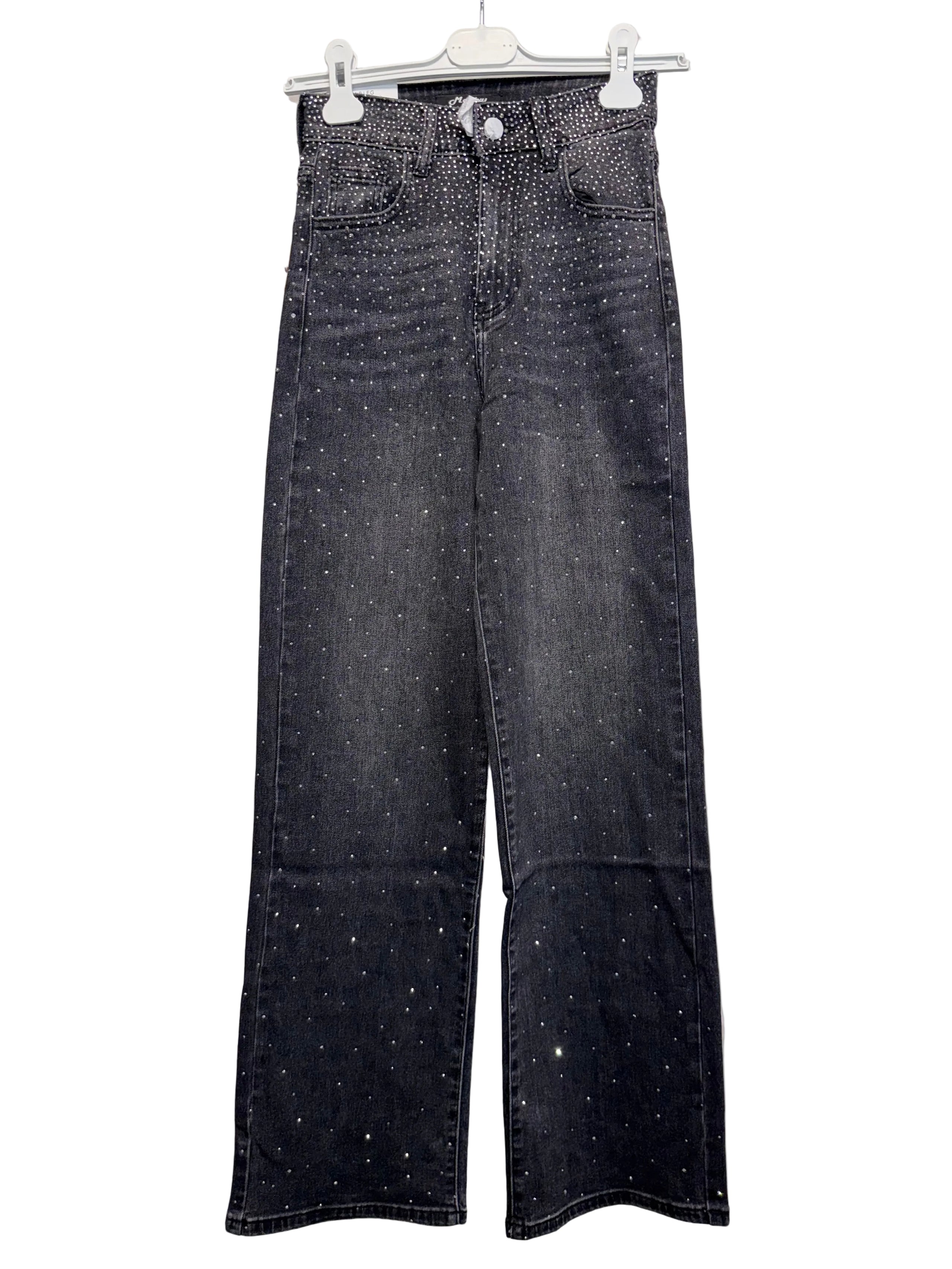 Vaquero negro BRILLO