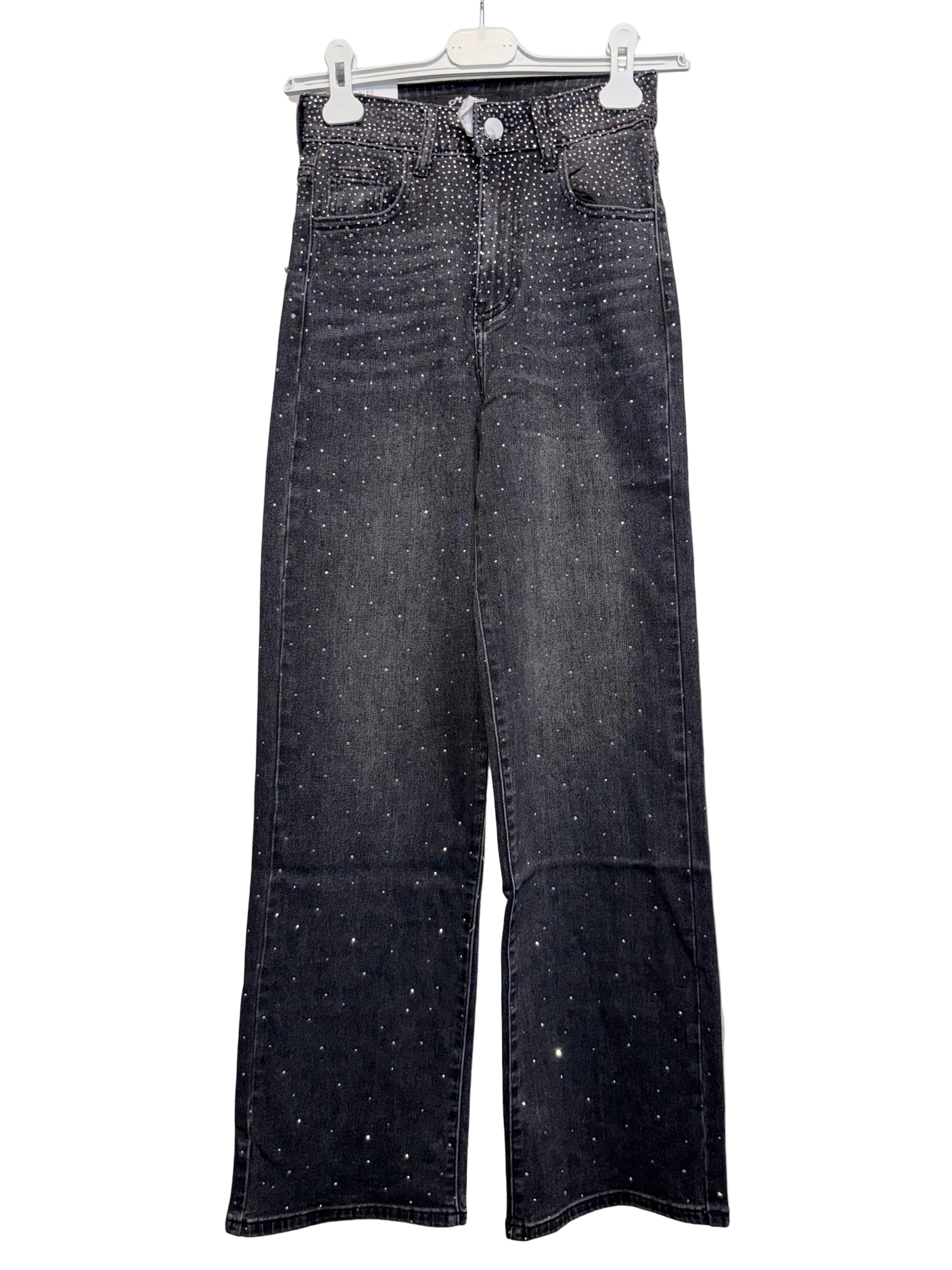 Vaquero negro BRILLO